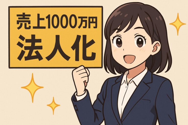 売上1000万を達成したら法人化すべき？経営者が知るべきメリットと注意点