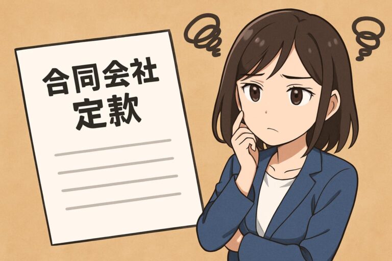 合同会社の定款作成完全ガイド｜記載例・認証不要の手続き・注意点を徹底解説