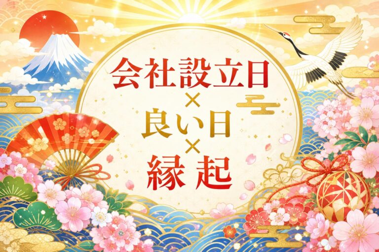 会社設立日は縁起の良い日で！失敗しない良い日の選び方を専門家が徹底解説【天赦日・一粒万倍日】