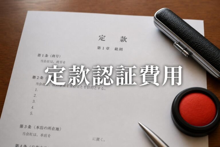 【2026年最新】定款認証の費用は総額いくら？株式会社・合同会社の違いと安く抑える方法