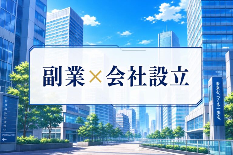 副業で稼いだら会社設立すべき？年収別の判断基準と法人化のメリット・デメリット