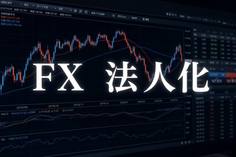 【最新】FX法人化の損益分岐点はいくら？メリット・デメリットと節税手順を解説