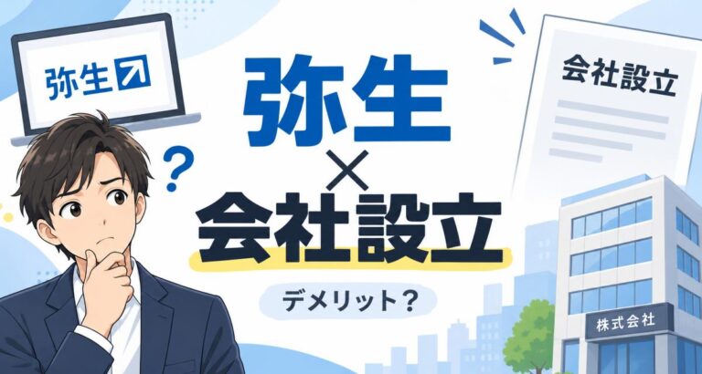 弥生のかんたん会社設立のデメリットとは？使う前に知るべき注意点と評判を徹底解説